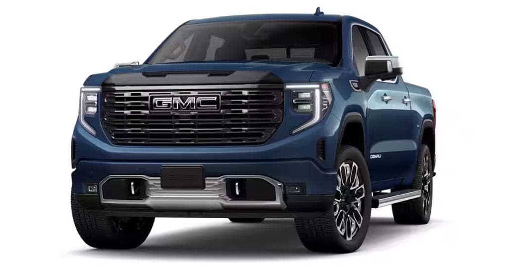 The 2024 GMC Sierra 1500 Denali Ultimate stands out with bold proportions, luxury detailing and a commanding road presence.