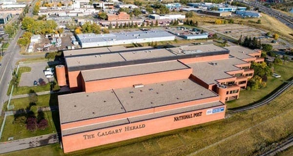 Calgary Herald building listed for sale at $20 million