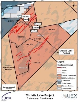 UEX Announces Commencement of the Fall Christie Lake Drill Program