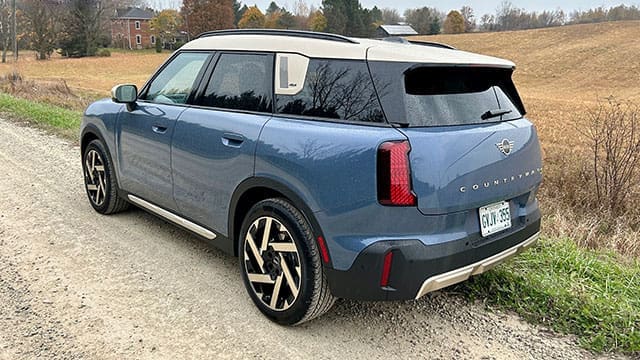 The current electric BMW MINI Countryman is unmistakably a Mini.