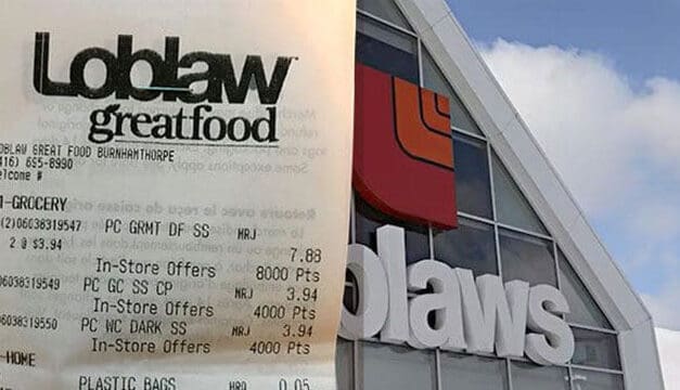 Loblaws receipt checking is wrong