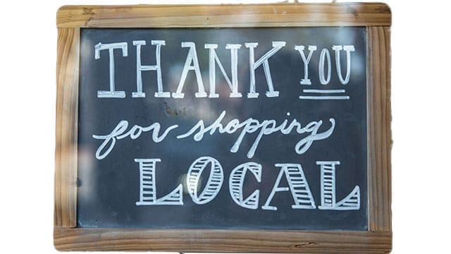 Support your local businesses by engaging on social media