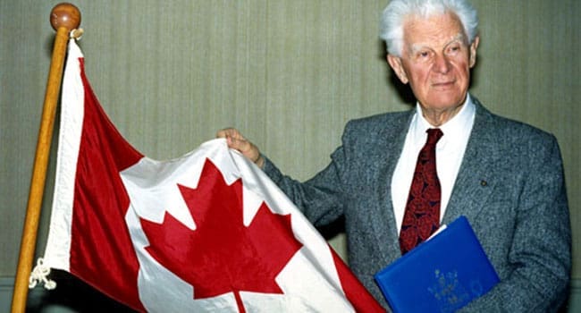 Canadian flag flying proud for 51 years