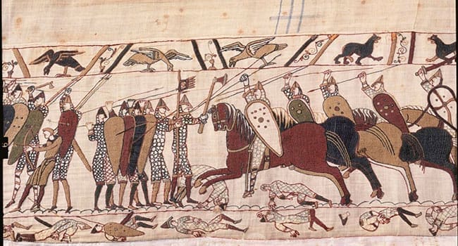 Bayeux-Tapestry650 • Troy Media Bayeux Tapestry in Normandy