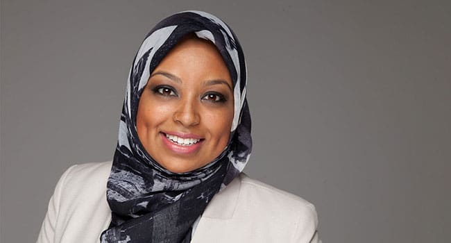 News anchor in hijab puts substance first