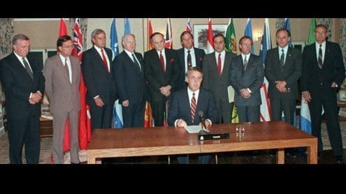 The Meech Lake Accord and the destruction of a political party