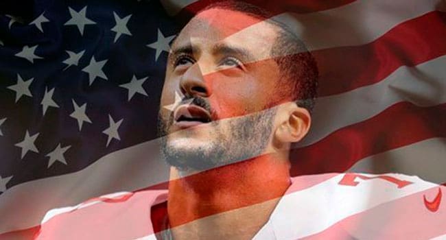 Kaepernick standing up for the rights of everyone