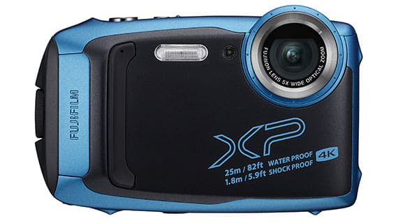 The FujiFilm FinePix XP140 comes in five cool colours.