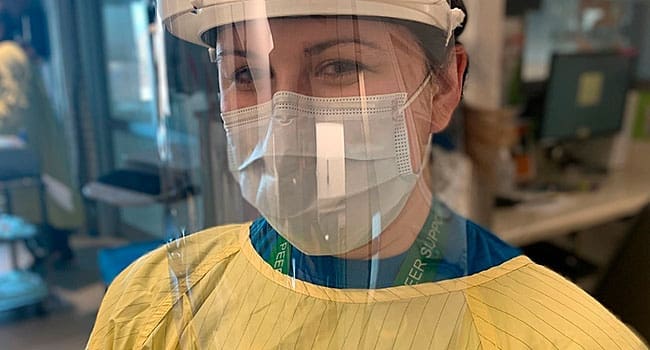 3D printed protective wear “shields” front-line health workers