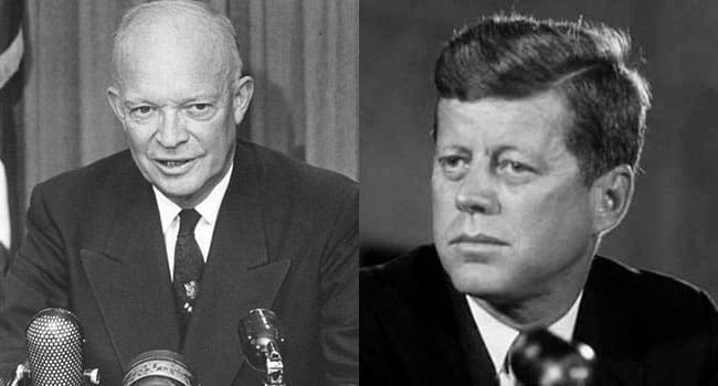 Eisenhower was cagey but Kennedy rushed in