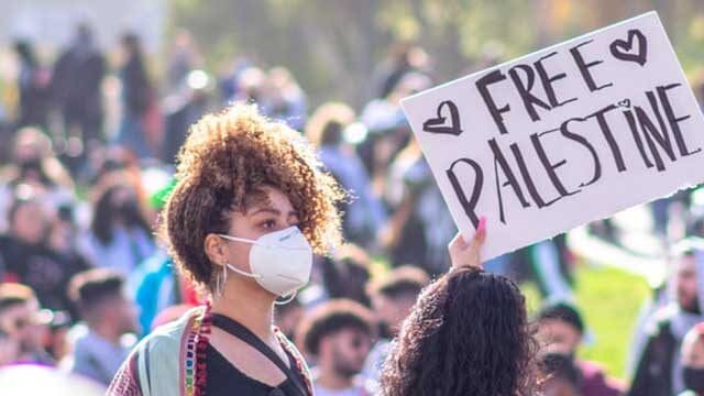 Palestian-protest697 • Troy Media The radical left and Islamists shared hostility toward Western civilization, capitalism, and Israel keeps them aligned