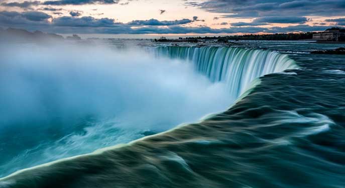 The Niagara Falls Horseshoe bend
