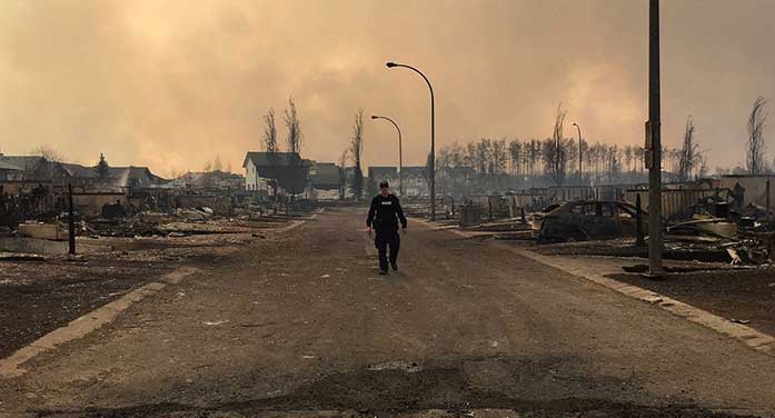 Fort Mac wildfire smoke exposure affected RCMP officers’ lung function