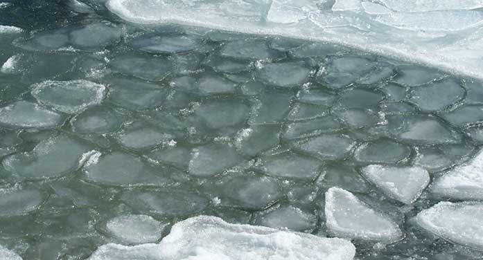 IceAmherstIsland697 Troy Media snow ice winter nature seasons water