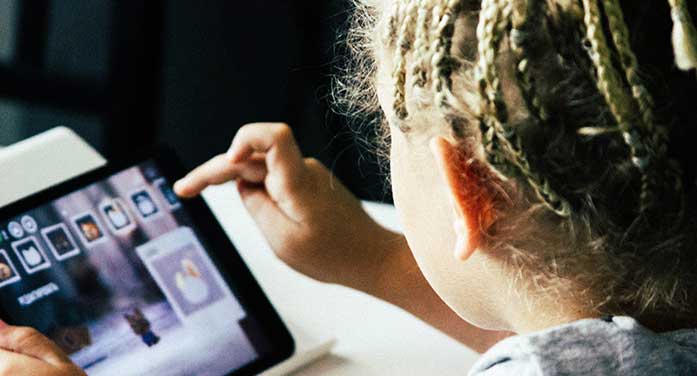 child kid tablet smart technology