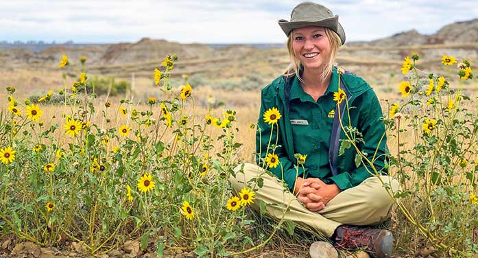 Julie Ostrem flowers Dinosaur Provincial Park