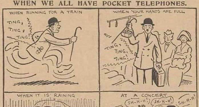 cartoons pocket telephone