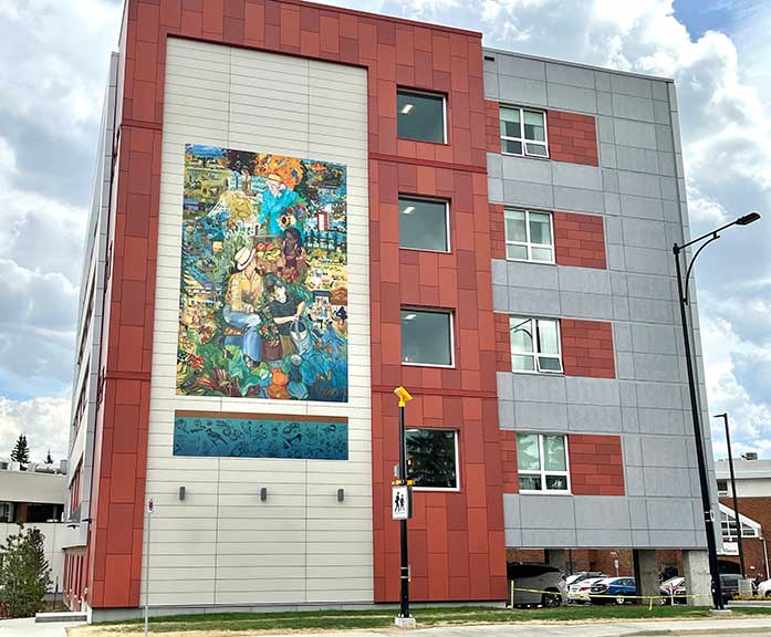 mural art Canterbury Heights seniors residence
