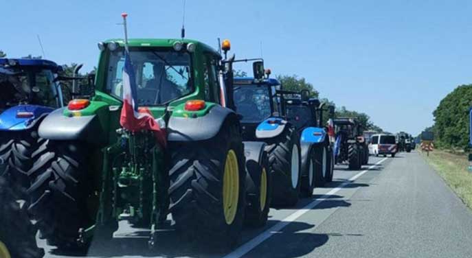 Farmer protest Holland