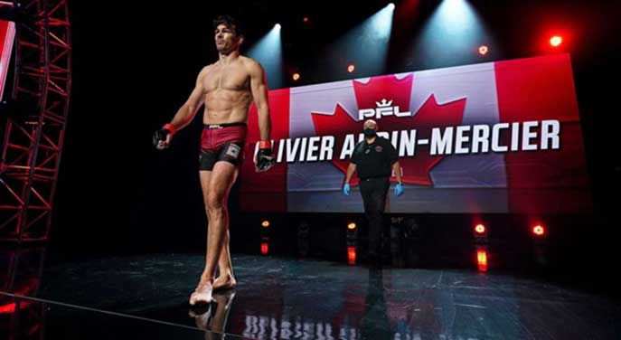 Canadian fighter Olivier Aubin-Mercier advances to PFL Playoffs Lightweight Final