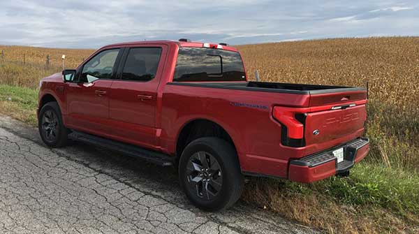 The all-electric Ford F-150 Lightning has won the North American Truck of the Year Award Another award for the Ford F-150 Lightning