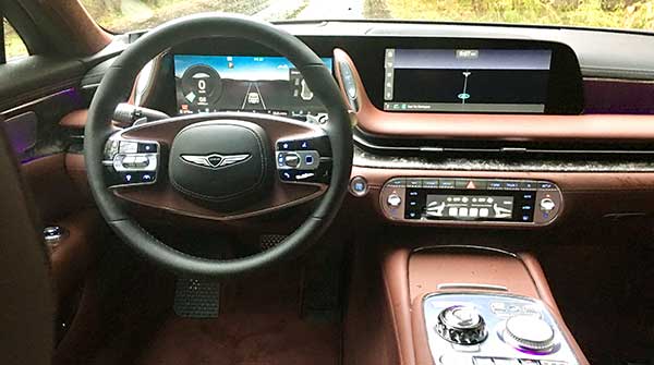 Genesis G90 interior