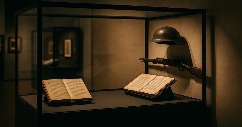 From rare books to museum exhibits, every display makes a statement. What we show—and what we leave out—tells a bigger story than we think