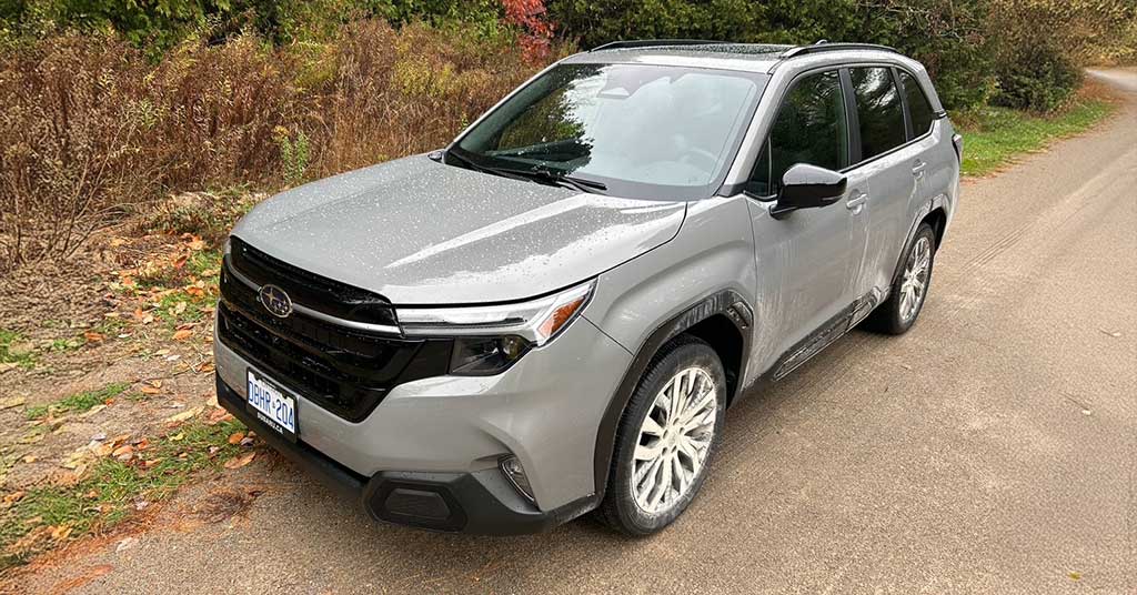 2025-Subaru-Forrester • Troy Media With top comfort ratings, roomy design and standard all-wheel drive, the 2025 Subaru Forester is a smart compact SUV choice in Canada
