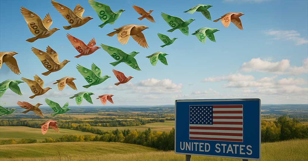 Canadians voted red—money went greenback