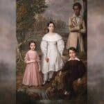 Why a slave was erased from a family portrait