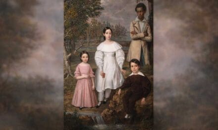 Why a slave was erased from a family portrait