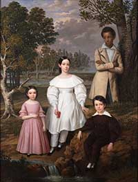 A 19th-century painting hid a young slave for decades. His removal—and later return—shows how history is shaped by power and silence