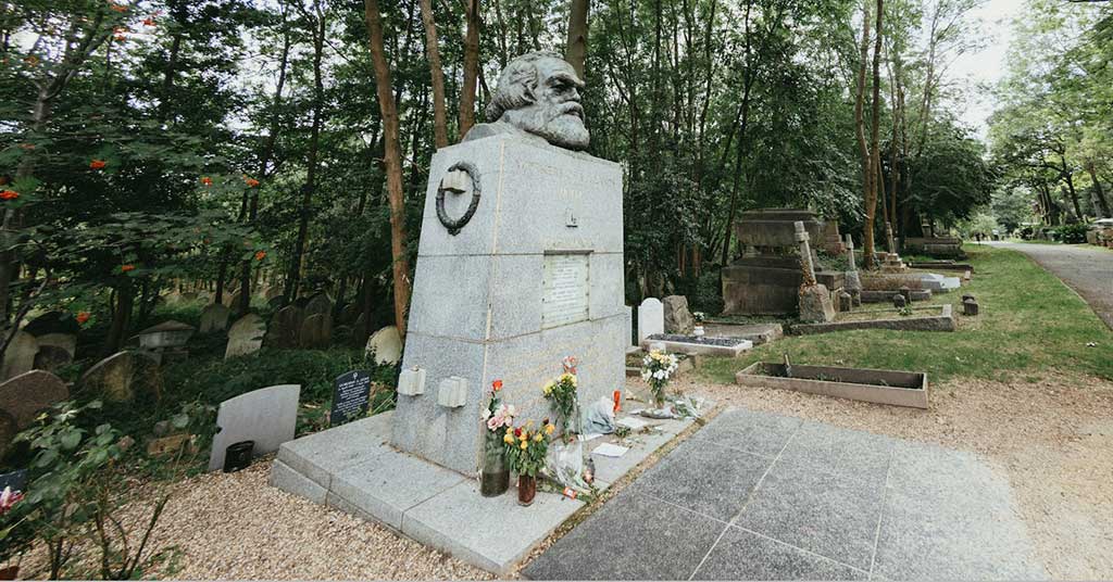 Karl Marx grave at Highgate Cemetery costs £10 to visit, while Adam Smith’s grave is free. The price difference is drawing attention online