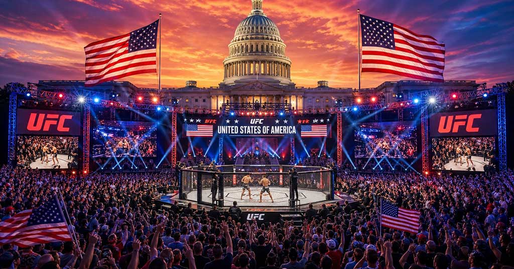 U.S. President Trump hosted a UFC event at the White House. We analyze this unusual spectacle and what it means for the future of White House event standards