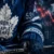 Toronto Maple Leafs hockey player in blue gear with a financial chart overlay showing a downward trend and tax figures in the background.