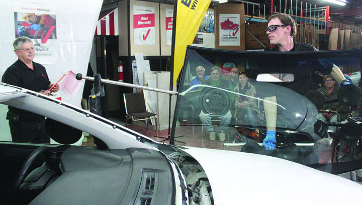 Local windshield technician competes at a high level