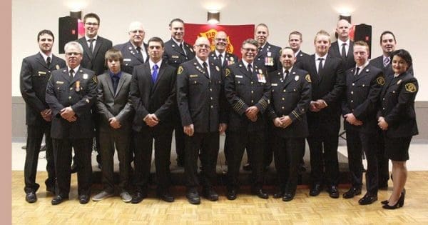 Kindersley firefighters honoured at annual banquet