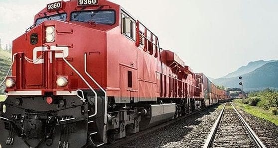 Record quarterly revenue for Canadian Pacific Railway