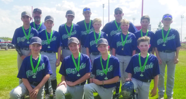 Peewee Royals provincial silver medalists