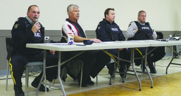 Citizens present concerns at RCMP town hall meeting