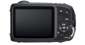 The FujiFilm FinePix XP140 has a large viewfinder and has a water-proof, shock-proof and freeze-proof body