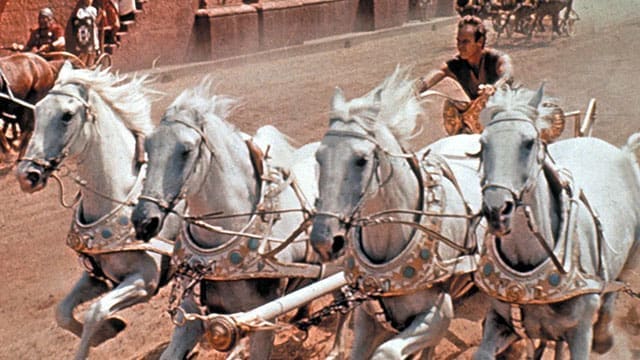 Religious blockbuster movies like Quo Vadis, The Robe and Ben-Hur tapped into audience appetite and saved Hollywood