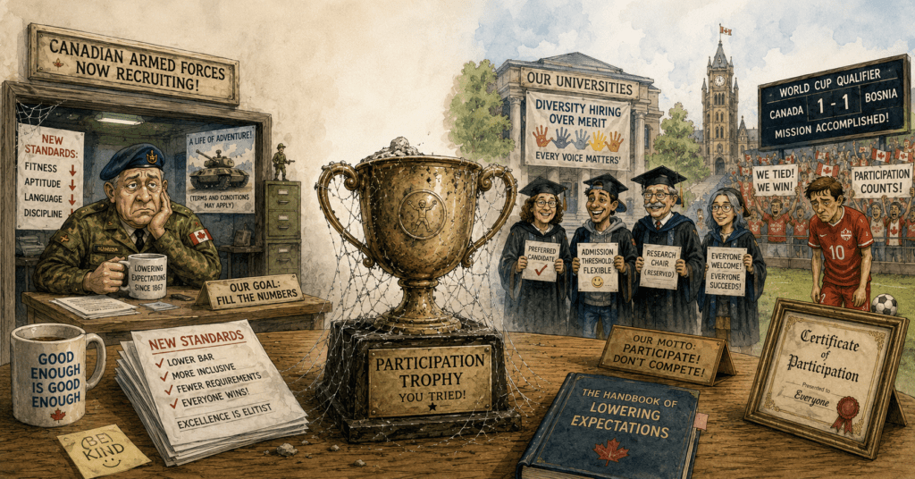Accepting mediocrity has become a Canadian habit