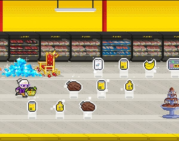 No Frills Game shopping aisle