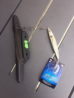 My new hand-line combination for snagging fish, circa 2019.