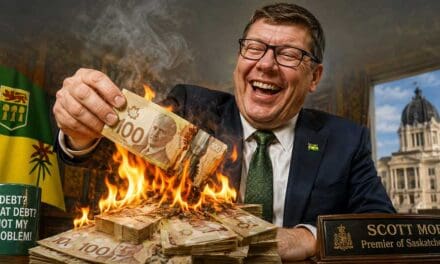 Saskatchewan is burning $1 billion a year in interest payments
